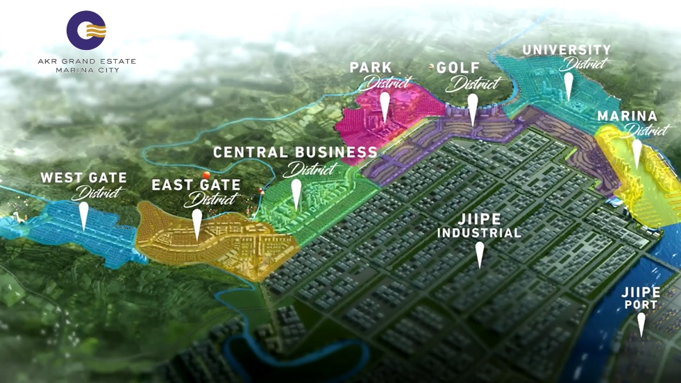 Memperkenalkan Grand Estate Marina City Gem City Yang Dikembangkan Oleh Akr Land Artikel Berita Kawasan Industri Jiipe Gresik Industrial Estate
